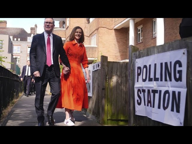⁣Exit Poll zeigt Erdrutschsieg für Labour bei Parlamentswahl in Großbritannien