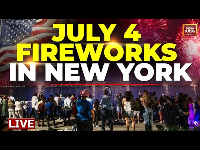⁣Fourth Of July Celebration For US Independence Day LIVE: New York Fireworks LIVE