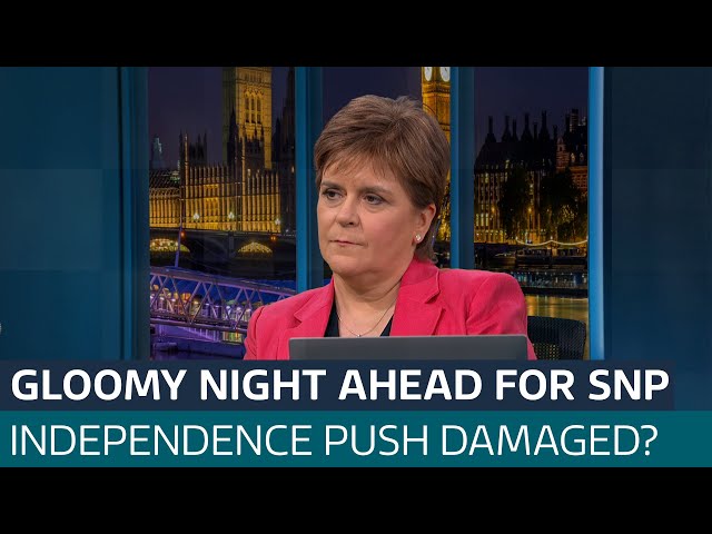 ⁣'Not a good night for the SNP': Nicola Sturgeon reacts to predicted losses in Scotland | I