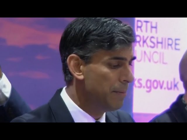 ⁣‘I am sorry’: Rishi Sunak claims responsibility for historic Tory defeat