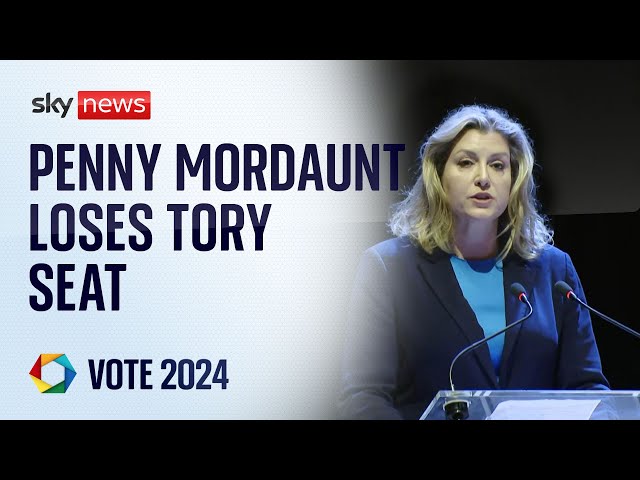 ⁣'Democracy is never wrong' says Leader of the Commons Penny Mordaunt in concession speech