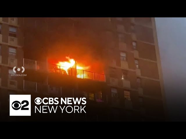⁣High-rise fire under investigation in Brownsville, Brooklyn