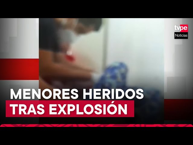 ⁣Piura: cinco niños heridos al manipular explosivos hallados en la basura