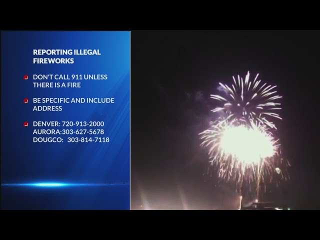 ⁣Don’t call 911: Here’s how to report illegal fireworks in Colorado
