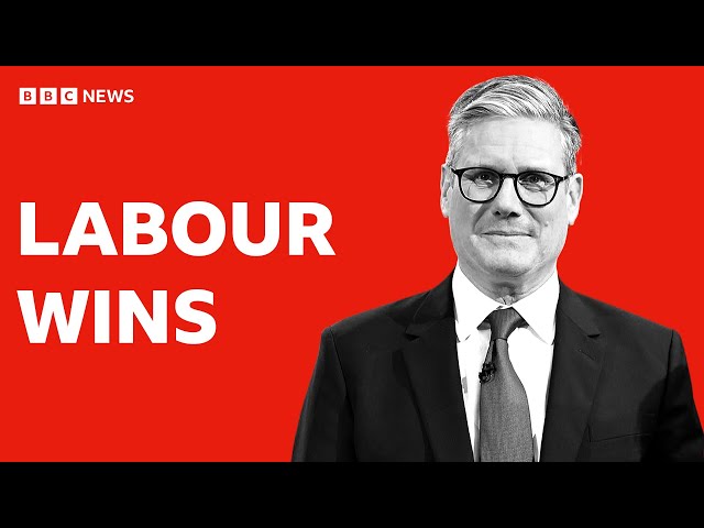 ⁣Labour wins UK general election with Keir Starmer to be next prime minister | BBC News