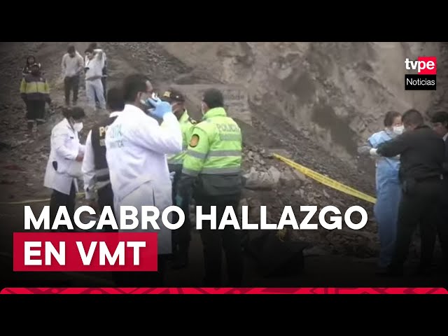 ⁣Encuentran dos cuerpos calcinados en asentamiento humano de VMT