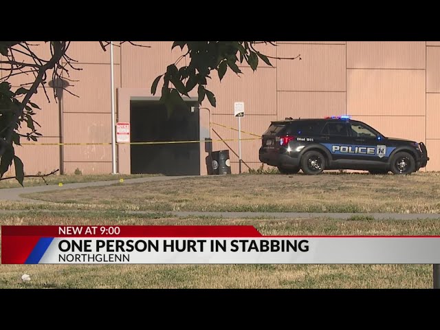 ⁣Police searching for suspect after stabbing in Northglenn