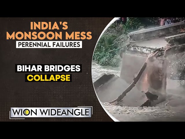 ⁣Bihar: 12 bridges collapse in 17 days, who is accountable? | WION Wideangle