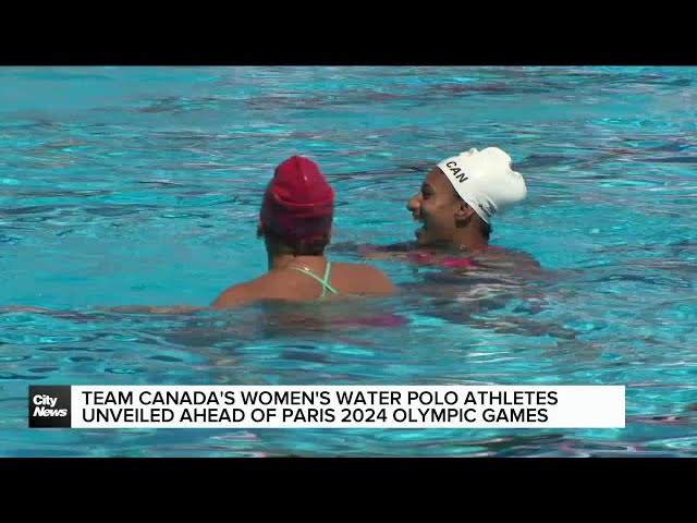 ⁣Canada’s women's water polo team unveiled ahead of Paris 2024 games