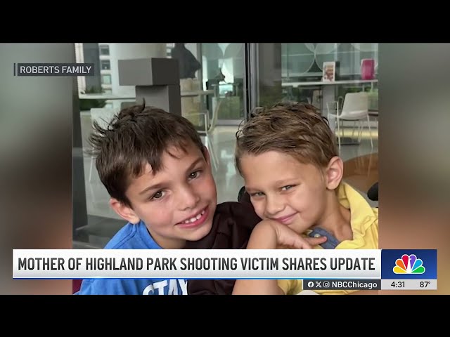 ⁣Family provides UPDATE on Cooper Roberts amid Highland Park parade shooting anniversary