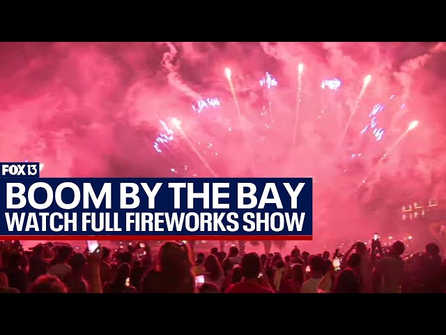 ⁣FULL SHOW: Boom by the Bay fireworks display in Tampa