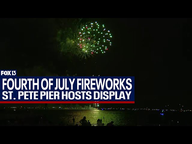⁣St. Pete Pier hosts July 4 fireworks show