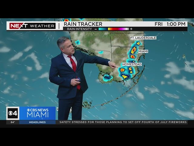 ⁣South Florida 11 p.m. Weather Forecast 7/4/2024