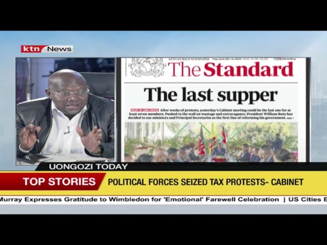 ⁣In the dailies: The Last Supper?: President Ruto set to trim down his cabinet | Morning Prime