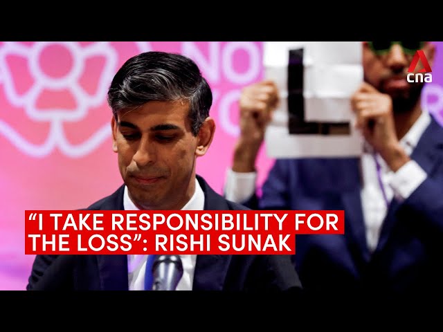 ⁣UK Prime Minister Rishi Sunak concedes defeat in election