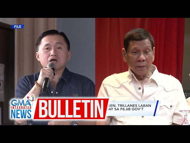 ⁣Reklamong plunder, inihain ni Ex-Sen. Trillanes laban kina FPRRD... | GMA Integrated News Bulletin