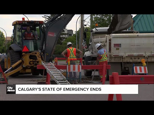 ⁣Calgary's state of emergency ends