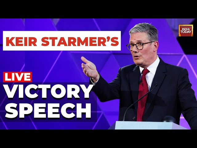 ⁣LIVE: Keir Starmer Victory Speech LIVE |  UK Election 2024 LIVE | India Today LIVE News