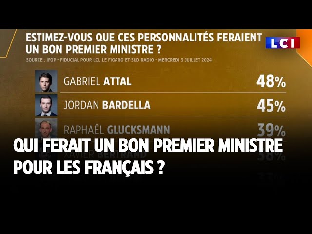⁣Qui ferait un bon Premier ministre pour les Français ?