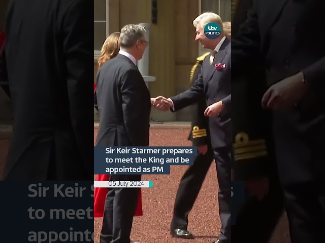⁣Sir Keir Starmer prepares to meet the King and be appointed as PM #itvnews