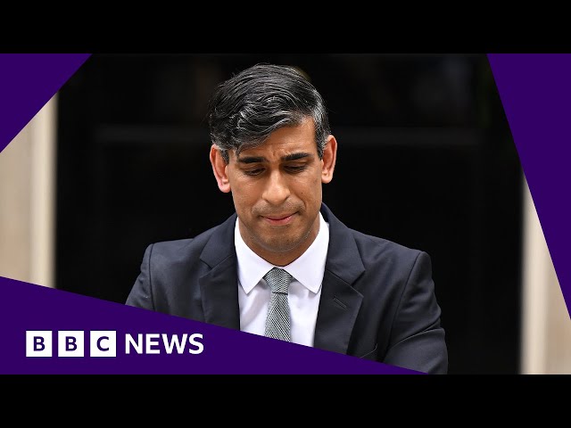 ⁣UK election: Rishi Sunak resignation speech in full | BBC News