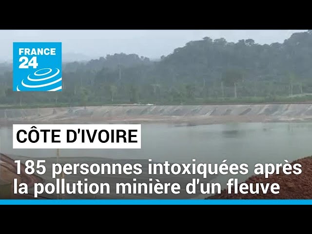 ⁣Côte d'Ivoire: 185 personnes intoxiquées après une fuite d'eau cyanurée dans un fleuve