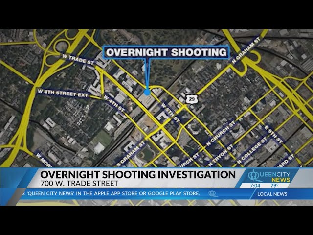 ⁣1 seriously injured in uptown Charlotte shooting
