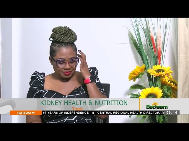 ⁣Health Tips: Kidney Health and Nutrition- Badwam on Adom TV  (05-7-24)