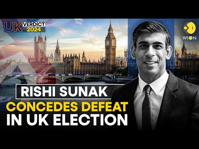 ⁣UK Election 2024 LIVE: Rishi Sunak to formally resign after making statement | UK News | WION LIVE
