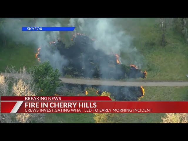 ⁣Fireworks spark brush fire in Cherry Hills Village