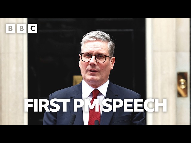 ⁣Keir Starmer speaks for first time as new Prime Minister | UK General Election - BBC