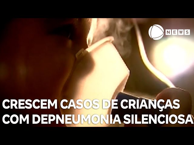 ⁣Casos de pneumonia silenciosa em crianças aumentam em São Paulo