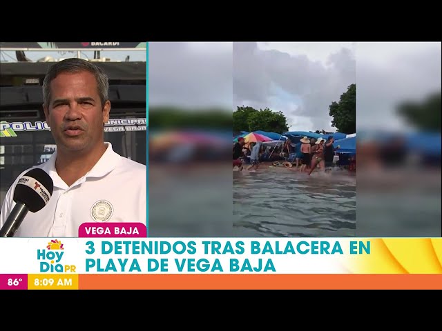 ⁣Alcalde de Vega Baja lamenta balacera en playa que empañó celebración del 4 de julio