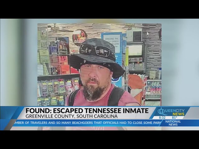 ⁣Escaped Tenn. inmate caught in South Carolina