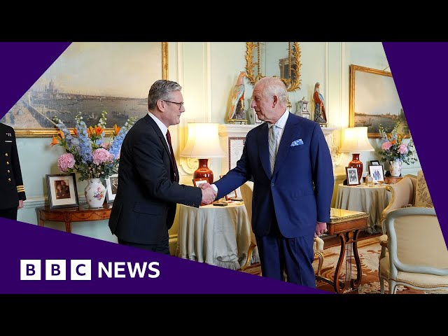 ⁣Keir Starmer officially becomes UK prime minister after audience with the King | BBC News