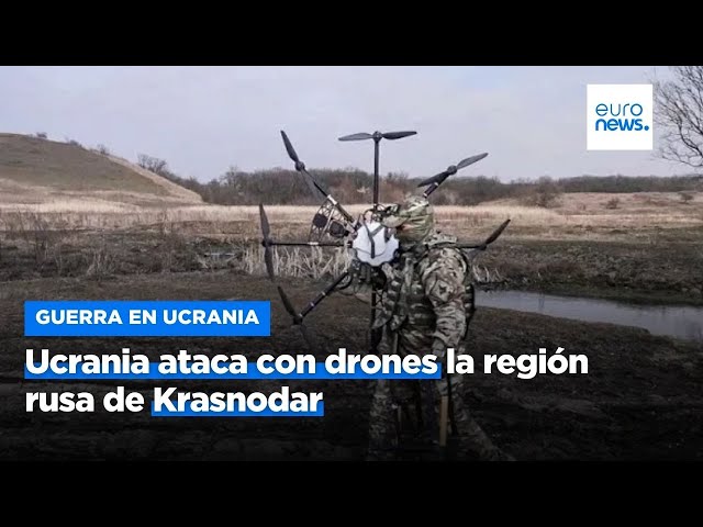 ⁣Al menos un muerto en la región rusa de Krasnodar tras un ataque ucraniano con drones