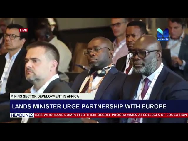 ⁣Lands Minister Urge Partnership With Europe