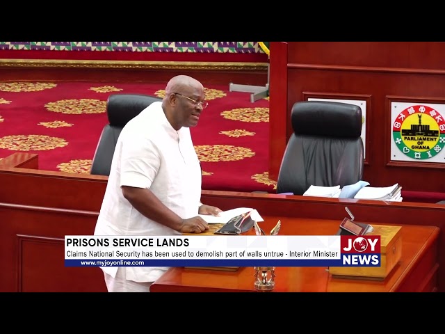 ⁣Claims National Security has been used to demolish part of walls untrue - Interior Minister.