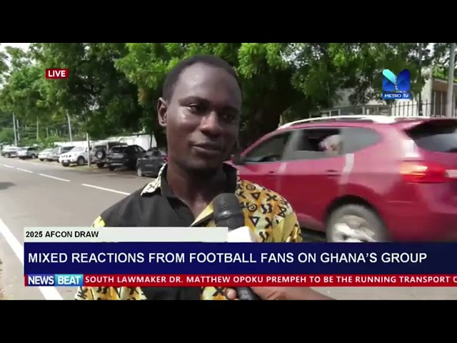 ⁣Mixed Reactions From Football Fans On Ghana's Group