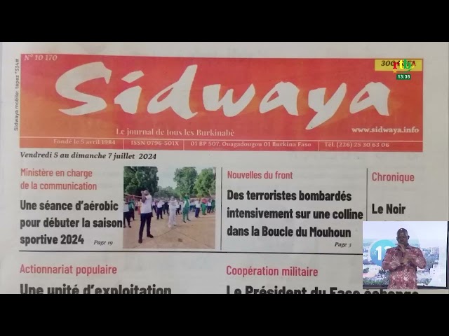 ⁣Revue de presse: les éliminatoires de la CAN 2025 constituent le chou gras des quotidiens burkinabè