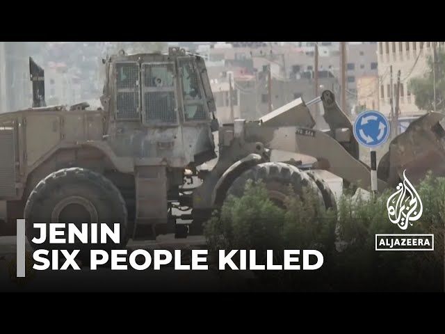 ⁣Israeli forces raid Occupied West Bank: At least six people killed, several wounded in Jenin