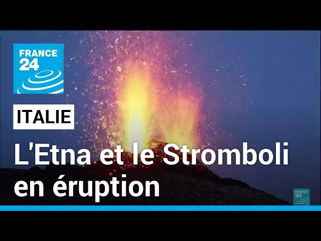 ⁣Italie : l'Etna et le Stromboli en éruption, reprise progressive à l'aéroport de Catane