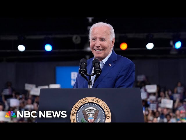 ⁣LIVE: Biden holds campaign rally in Wisconsin | NBC News
