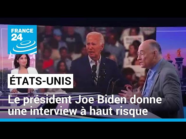 ⁣Joe Biden tente de rattraper son débat "calamiteux" via une interview à haut risque • FRAN