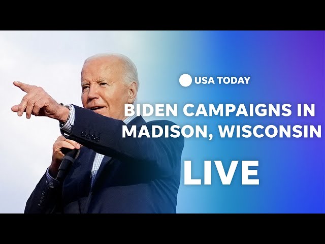 ⁣LIVE: President Joe Biden campaigns in Madison, Wisconsin | USA TODAY