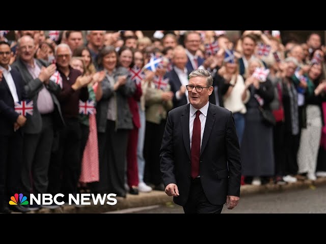 ⁣U.K.'s new Prime Minister Starmer promises ‘national renewal’ in Downing Street speech
