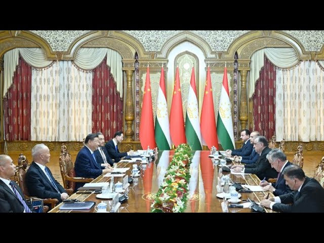 ⁣Си Цзиньпин провел переговоры с президентом Таджикистана в узком кругу
