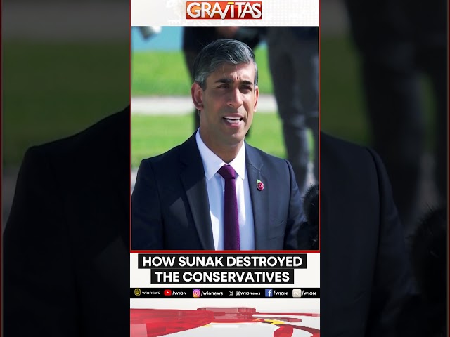 ⁣Gravitas: Has Rishi Sunak destroyed the Conservatives? | Gravitas Shorts
