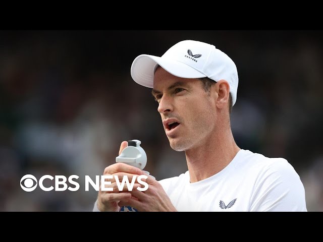 ⁣Wimbledon honors Andy Murray after doubles defeat