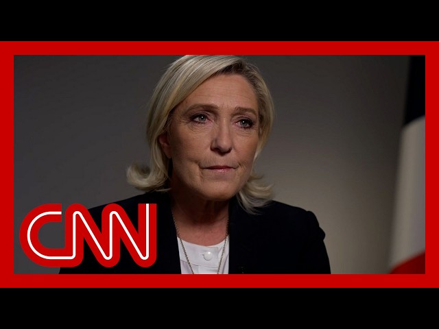 ⁣'You're kidding me, right?': Amanpour challenges Le Pen on 'far-right'